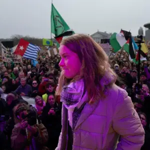 Greta Thunberg in Amsterdam