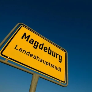 Magedburg - Ortsschild