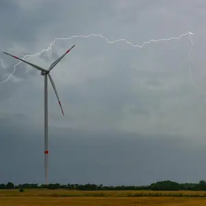 Regen und Gewitter über Brandenburg