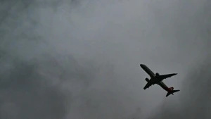 Regen am Flughafen