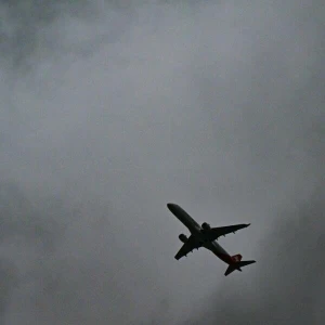 Regen am Flughafen