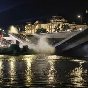 Nach dem Brückeneinsturz in Dresden