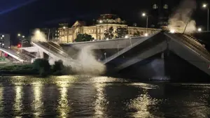 Nach dem Brückeneinsturz in Dresden