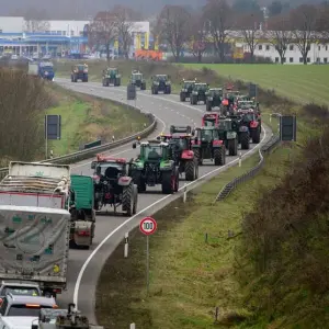 Protest der Landwirte in Uelzen