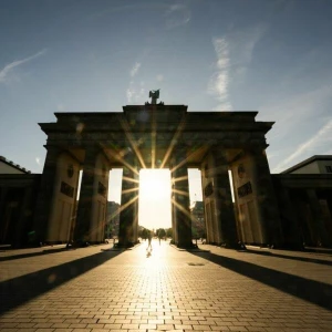 Sonnenaufgang in Berlin