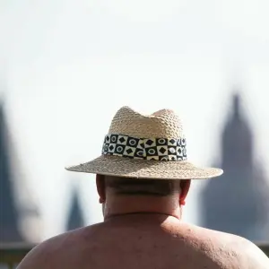 Heißer Sommertag in Deutschland