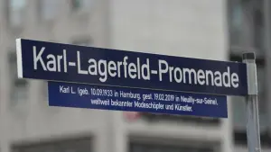 Neue «Karl-Lagerfeld-Promenade»