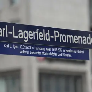Neue «Karl-Lagerfeld-Promenade»
