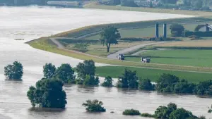 Hochwasser in Bayern - Irlbach