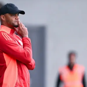 Trainer Vincent Kompany von Bayern München