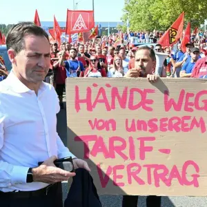 Proteste bei VW in Zwickau