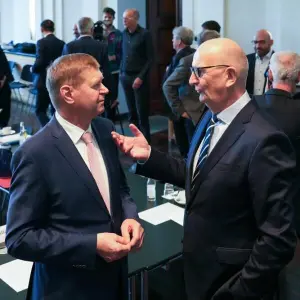 Landrat Siegurd Heinze und Ministerpräsident Dietmar Woidke