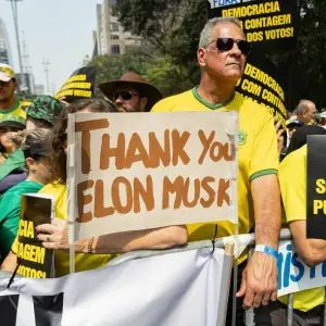 Demonstration in Brasilien