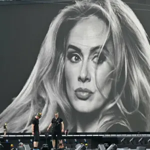 Vor Konzerten von Adele in München