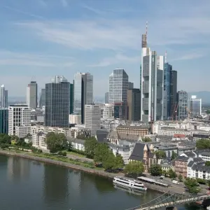 Bankenskyline von Frankfurt