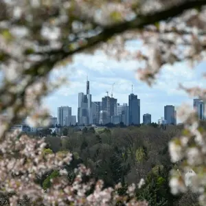 Frühlingswetter in Frankfurt am Main