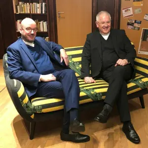 Landesbischof Bilz und Bischof Timmerevers