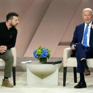 Der ukrainische Präsident Selenskyj und US-Präsident Biden