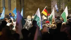Demonstration Freie Sachsen