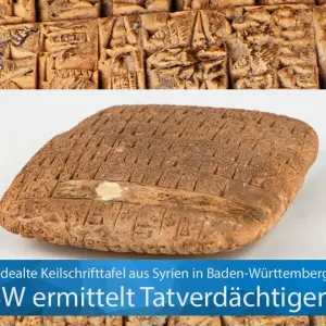 Gestohlene Keilschrift aus Syrien in Baden-Württemberg entdeckt