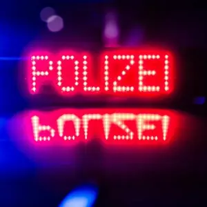 Polizei in Sachsen.