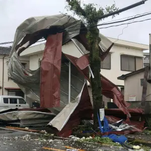 Taifun in Japan