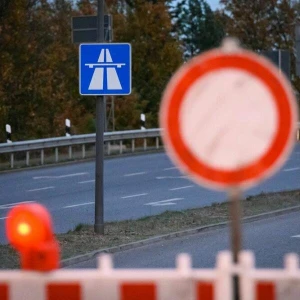 Vollsperrung Autobahn