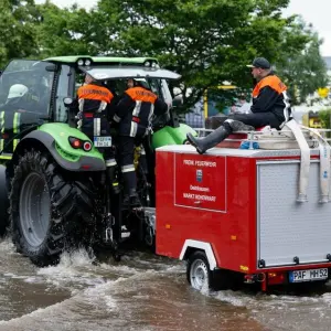 Hochwasser in Bayern - Reichertshofen