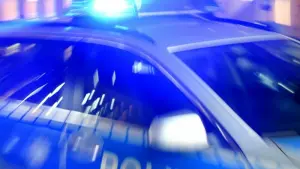 Blaulicht auf einem Polizeiauto