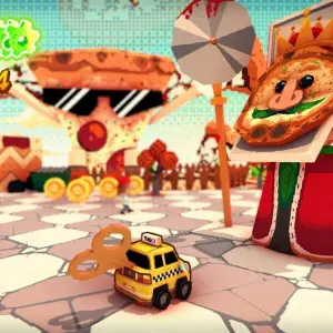 Screenshot von «Yellow Taxi Goes Vroom»