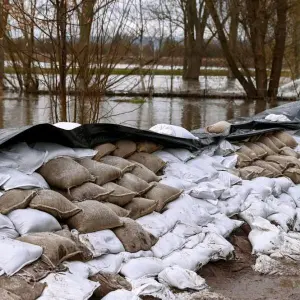 Hochwasser in Sachsen-Anhalt - Oberröblingen