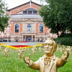 Kunstaktion bei den Bayreuther Festspielen