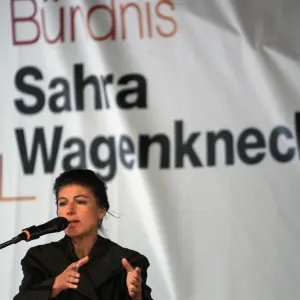 BSW-Kundgebung in Magdeburg