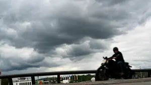 Regenwolken über Ingelheim - Wetter