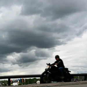 Regenwolken über Ingelheim - Wetter