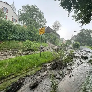 Überschwemmungen am Bodensee nach Unwetter