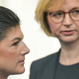 Wahlkampf BSW mit der Vorsitzenden Sahra Wagenknecht