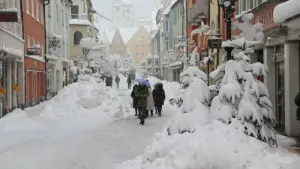Wintereinbruch in Süddeutschland - Füssen