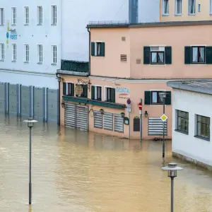 Hochwasserlage Passau