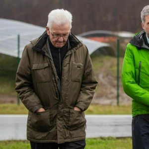 Baden-Württembergs Ministerpräsident Kretschmann in Tübingen