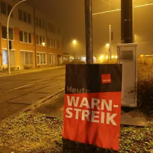 Warnstreik im öffentlichen Nahverkehr - Thüringen