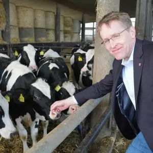 Hofbesuch von Ministerpräsident Günther beim Bauernpräsidenten