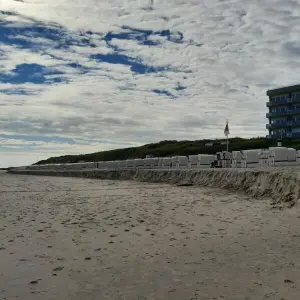 Schäden nach Sturm auf Wangerooge