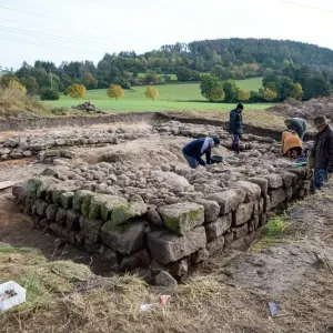 Archäologische Grabung bei Kronach