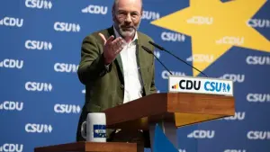 Schlusskundgebung von CDU und CSU zur Europawahl