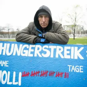 Hungerstreik Regierungsviertel Berlin