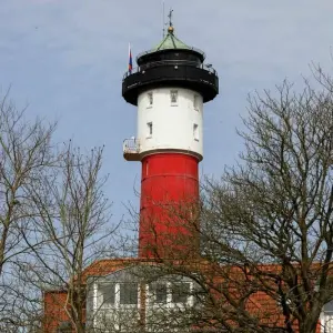 Blick auf den alten Leuchtturm Wangerooge