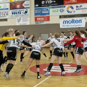 Die Handballerinnen des BSV Zwickau