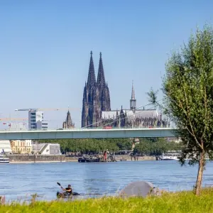 Sommerliches Wetter in Köln