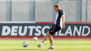 Fußball - Training Nationalmannschaft